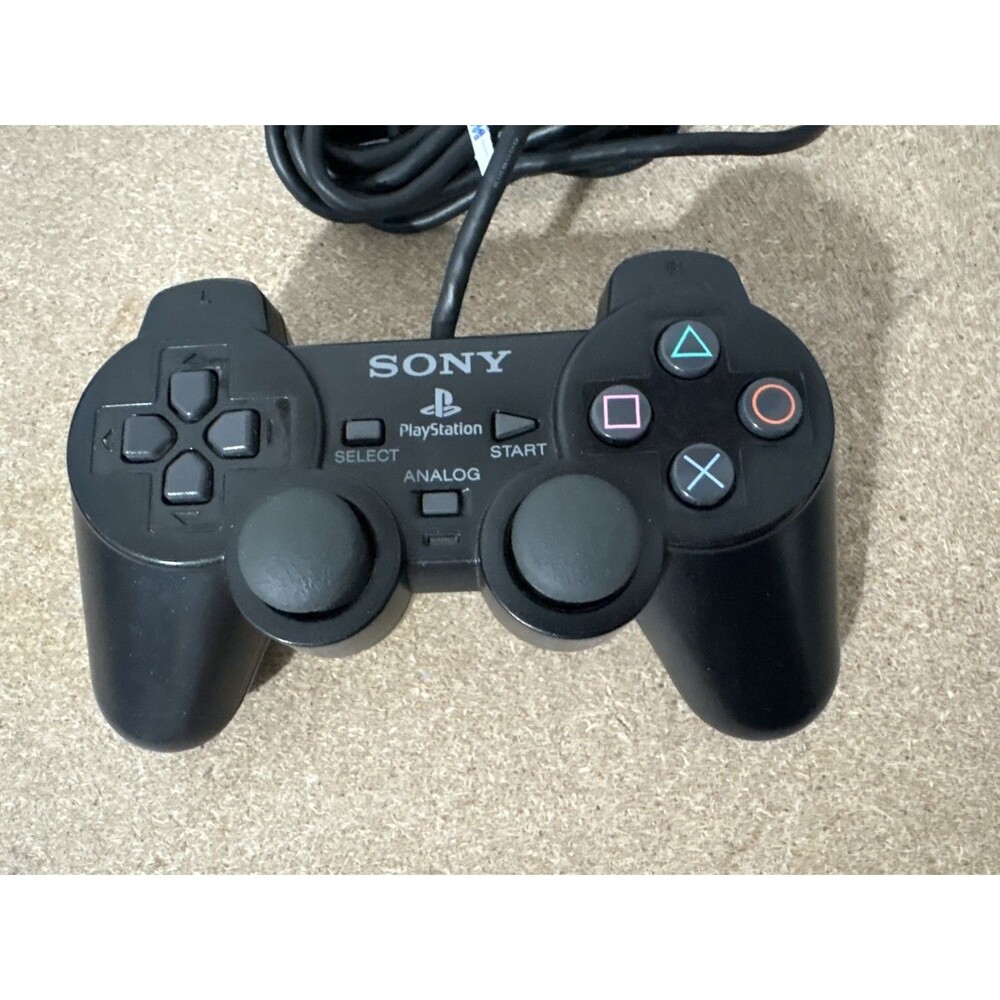SONY PLAYSTATION WIRED ANALOG CONTROLLER SCPH-10010 -PARTS NOT WORKING